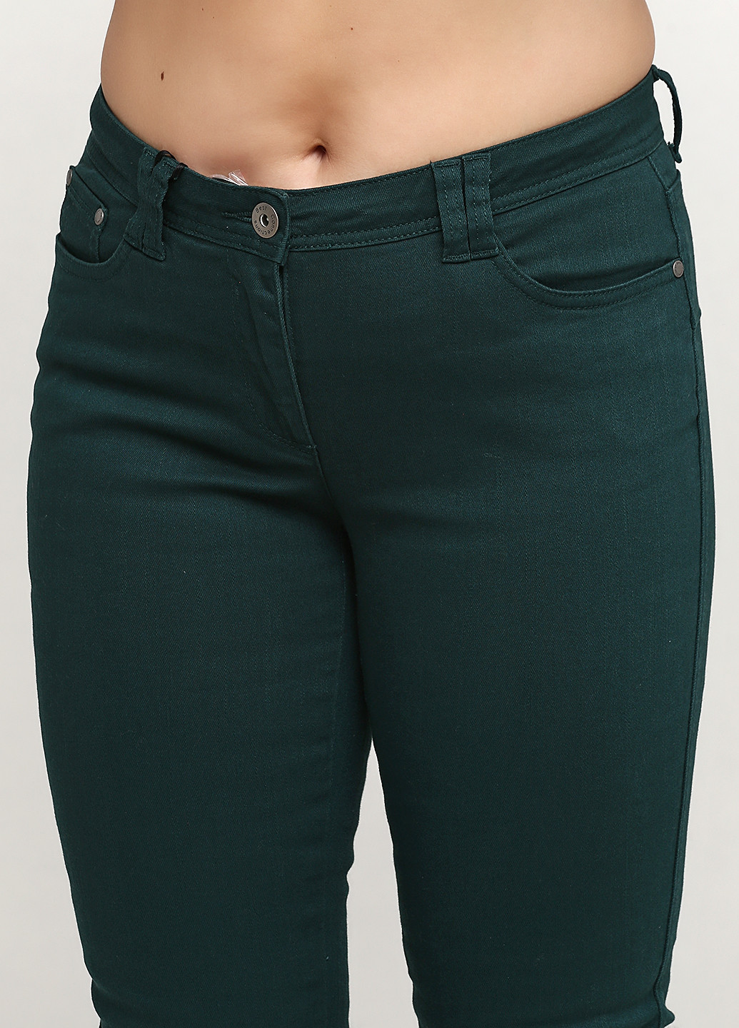 Темно-зеленые демисезонные скинни джинсы B.C. Best Connections