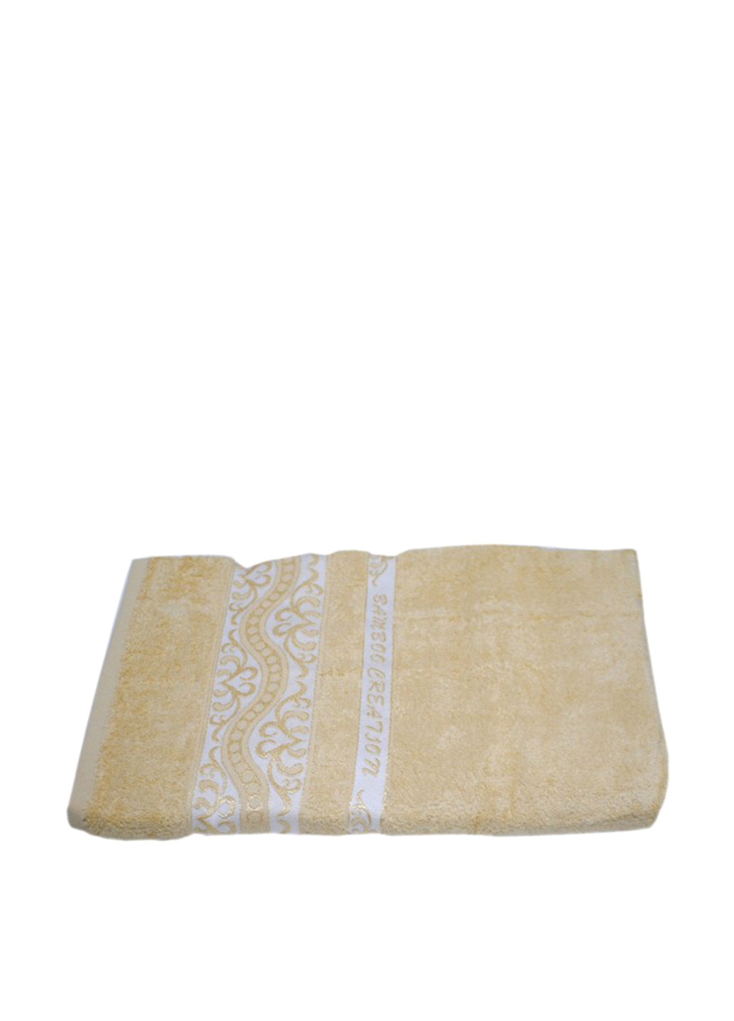 JULIA полотенце, 70х140 см орнамент песочный производство - Турция