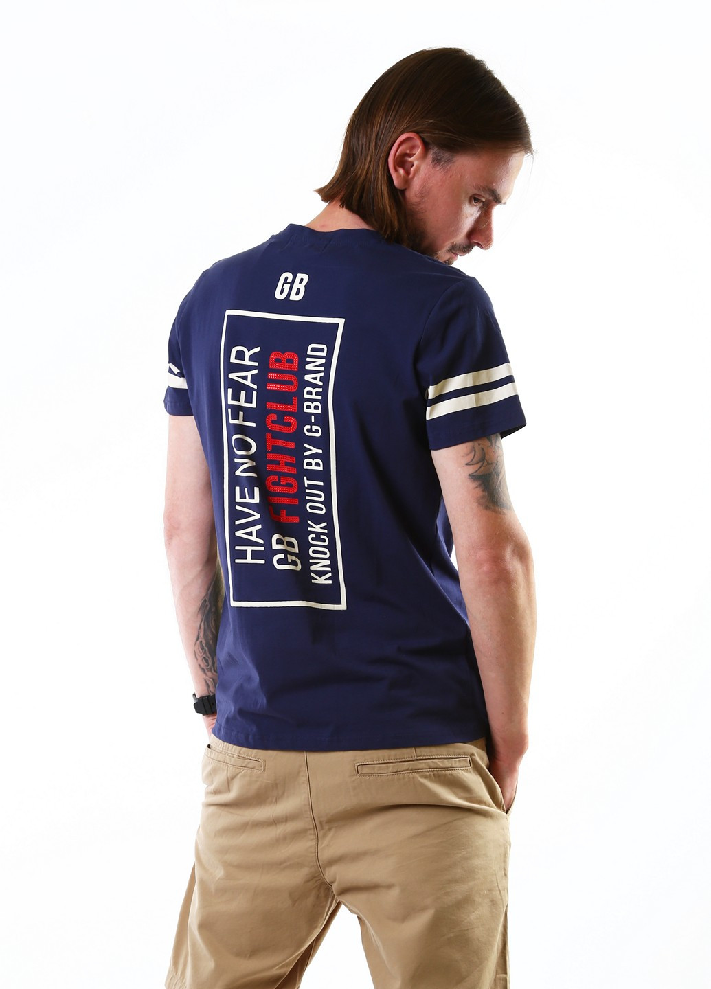 Темно-синя футболка G-brand