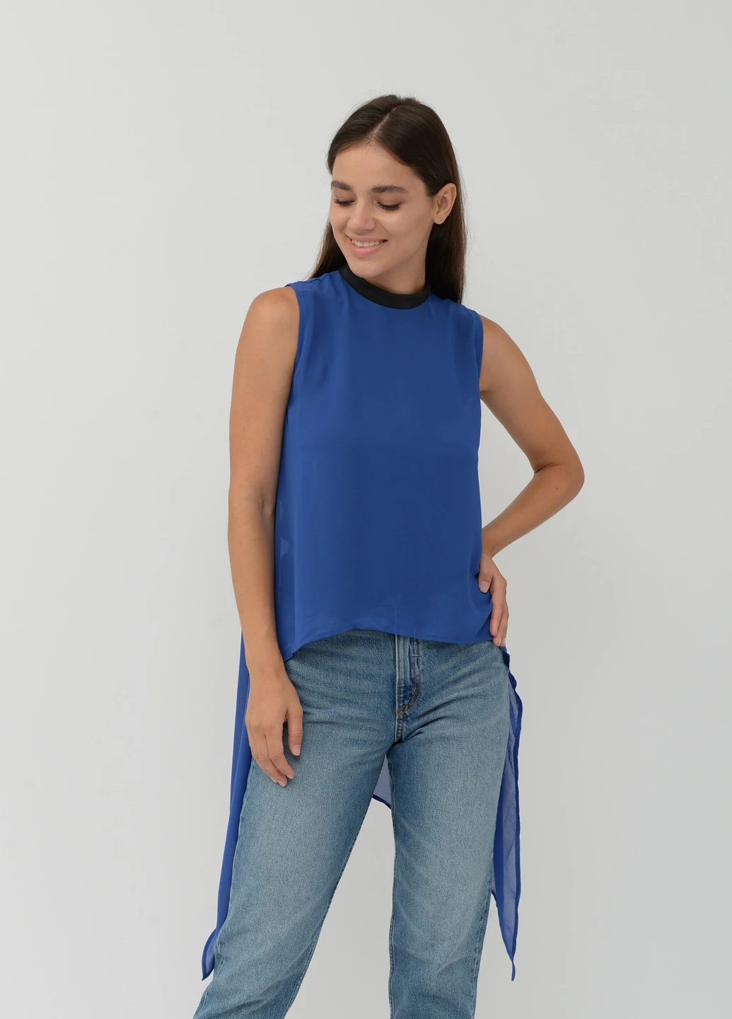 Синяя блуза H&M