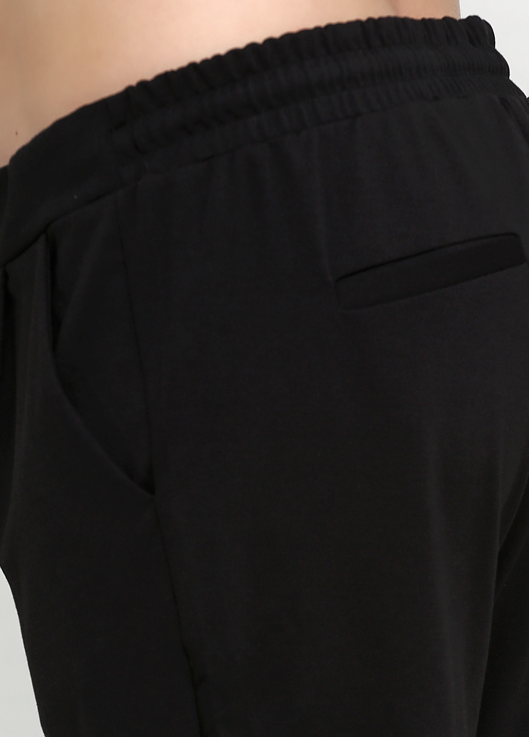Черные спортивные демисезонные прямые брюки Sirup