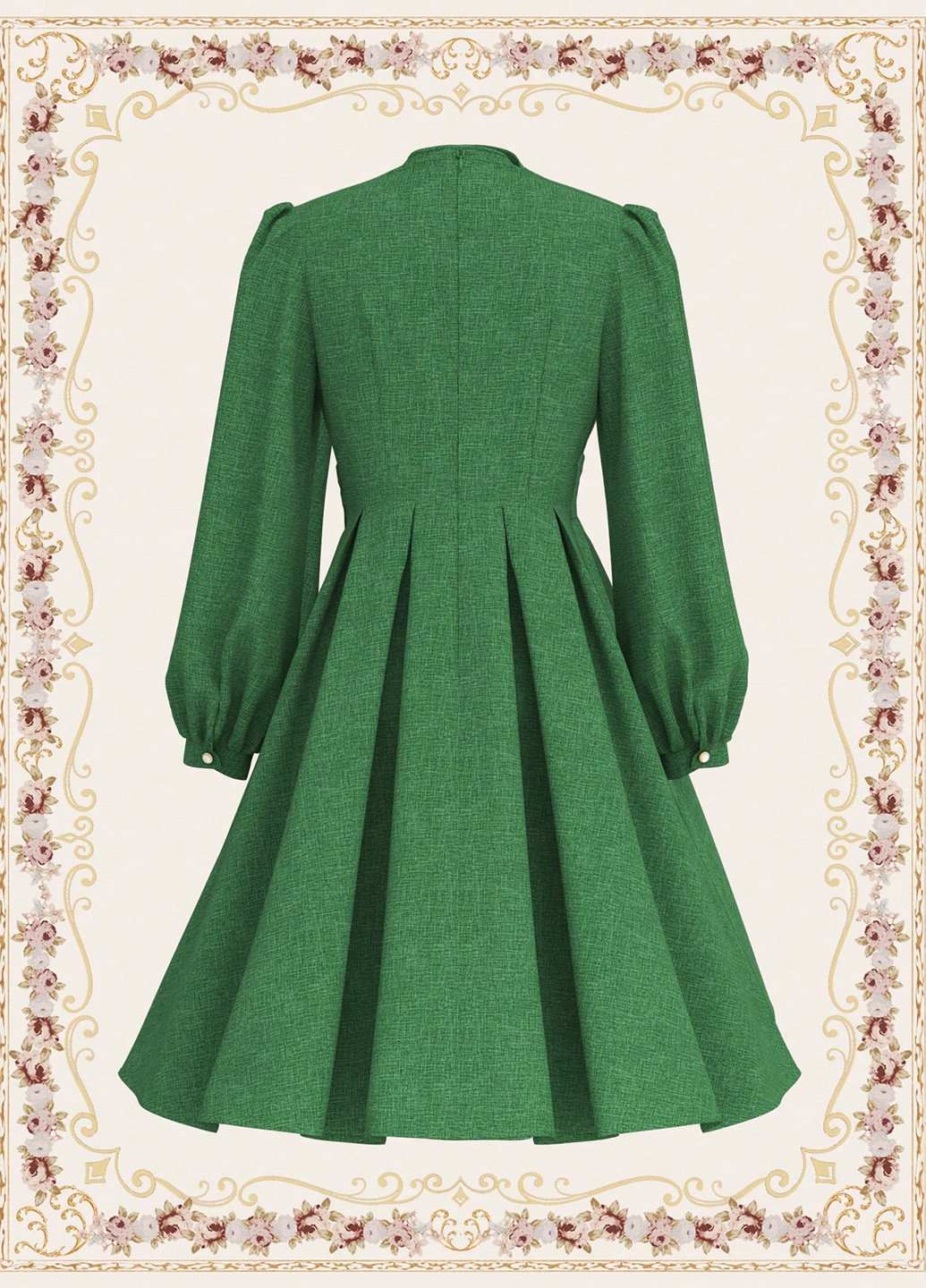 Зелена святковий, кежуал сукня кльош SHEIN однотонна