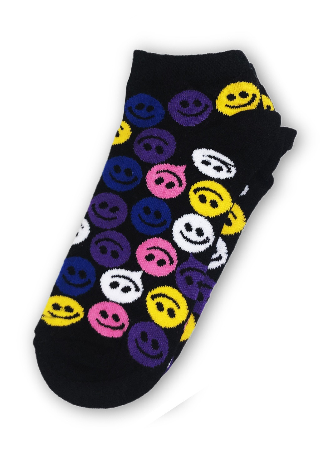 Чёрные носки смайлы Neseli рисунки (212374844)
