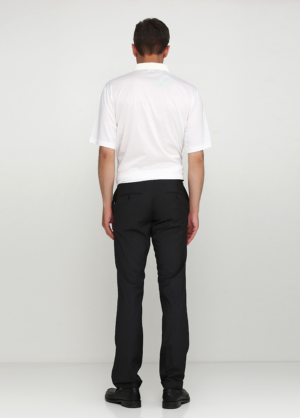 Темно-серые кэжуал демисезонные со средней талией брюки Ralph Lauren