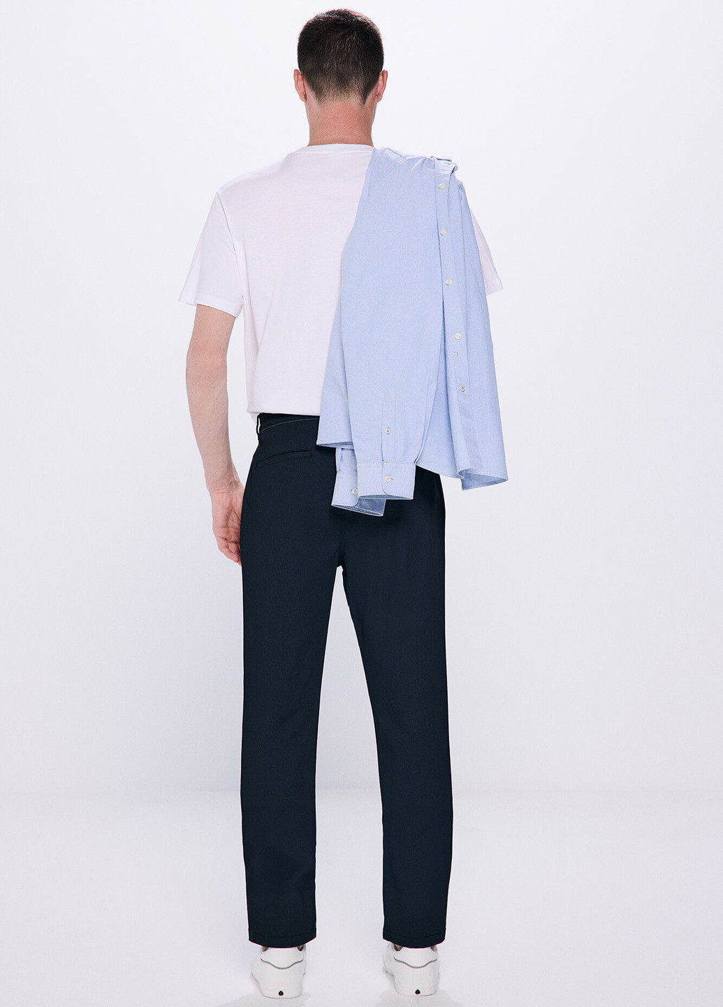 Темно-синие кэжуал демисезонные чиносы брюки Springfield