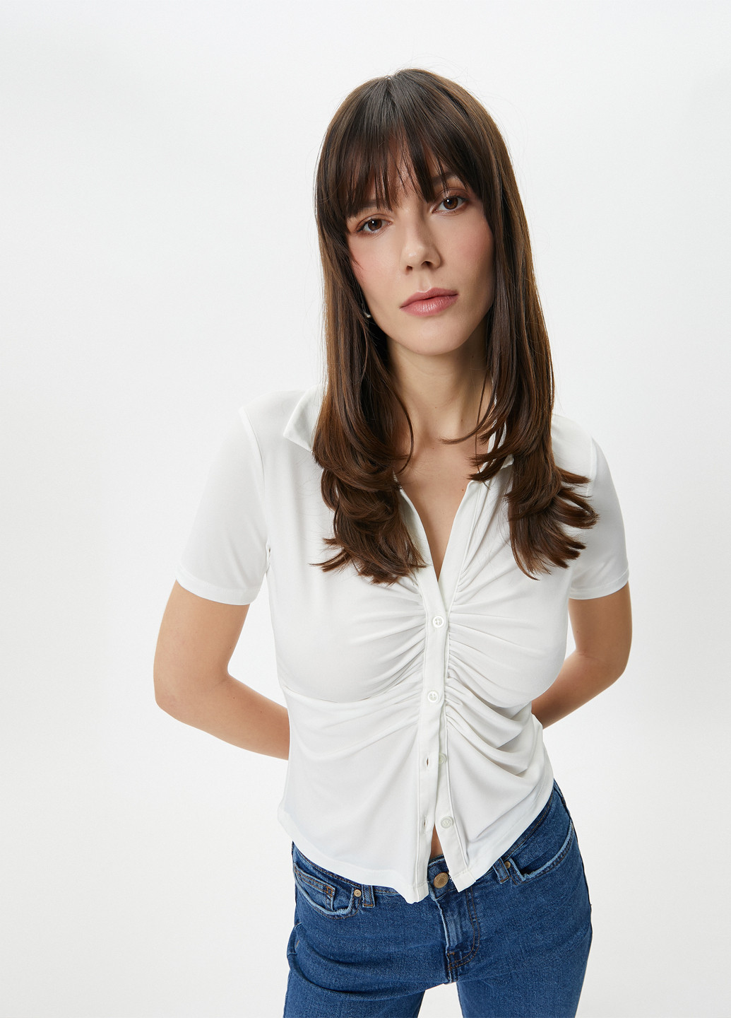 Белая блуза KOTON