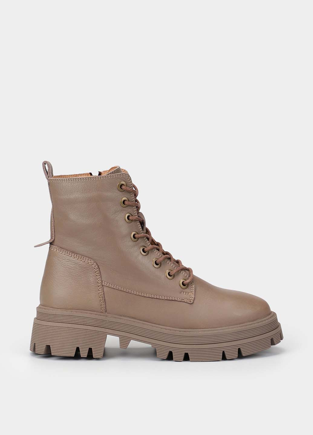 Осенние ботинки берцы Braska на тракторной подошве, со шнуровкой