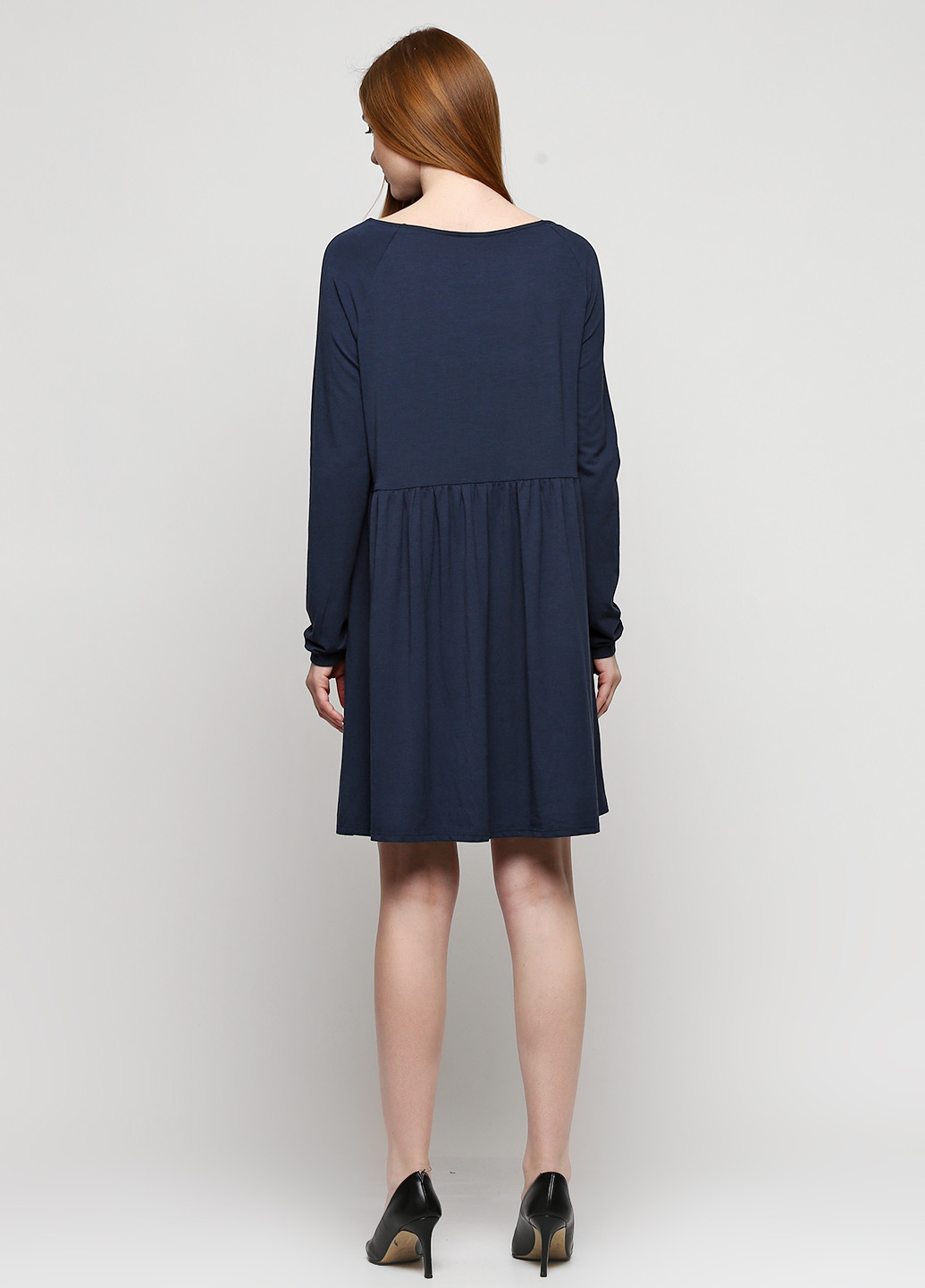 Темно-синя кежуал сукня Vila однотонна