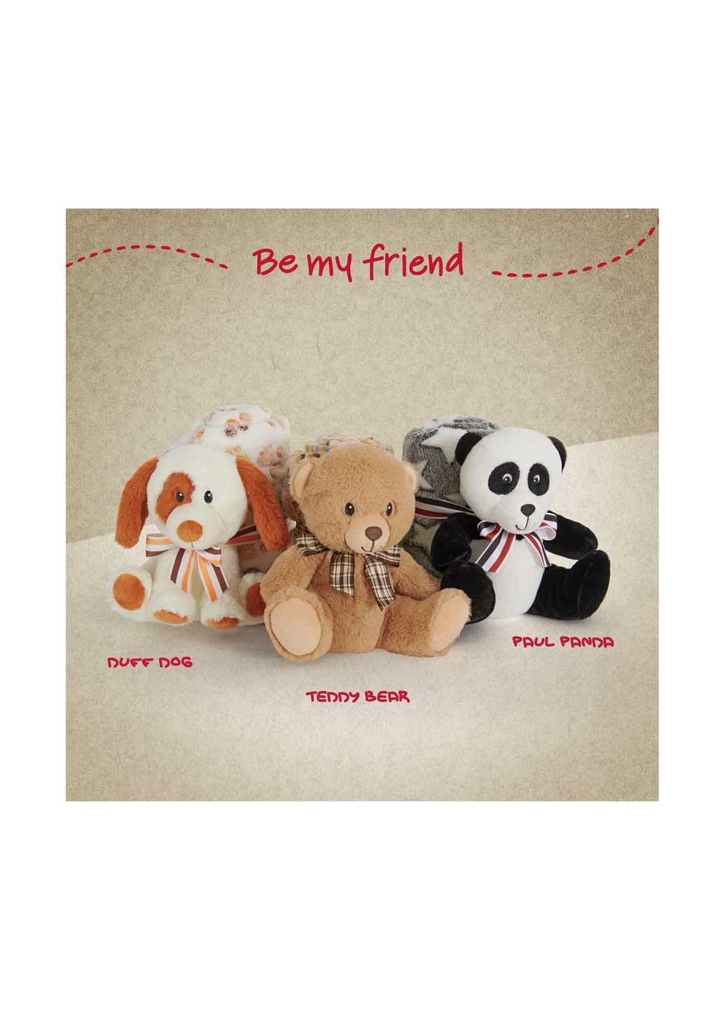 Плед з м'якою іграшкою, 120x80 см Perletti (363640821)