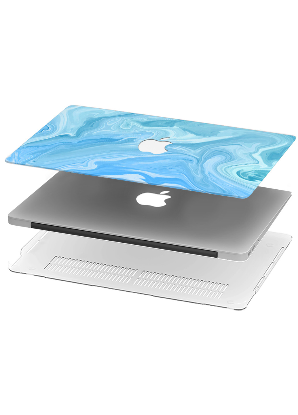 Чохол пластиковий для Apple MacBook Air 13 A1932 / A2179 / A2337 Різнобарвний (Watercolor) (9656-1862) MobiPrint (218528444)