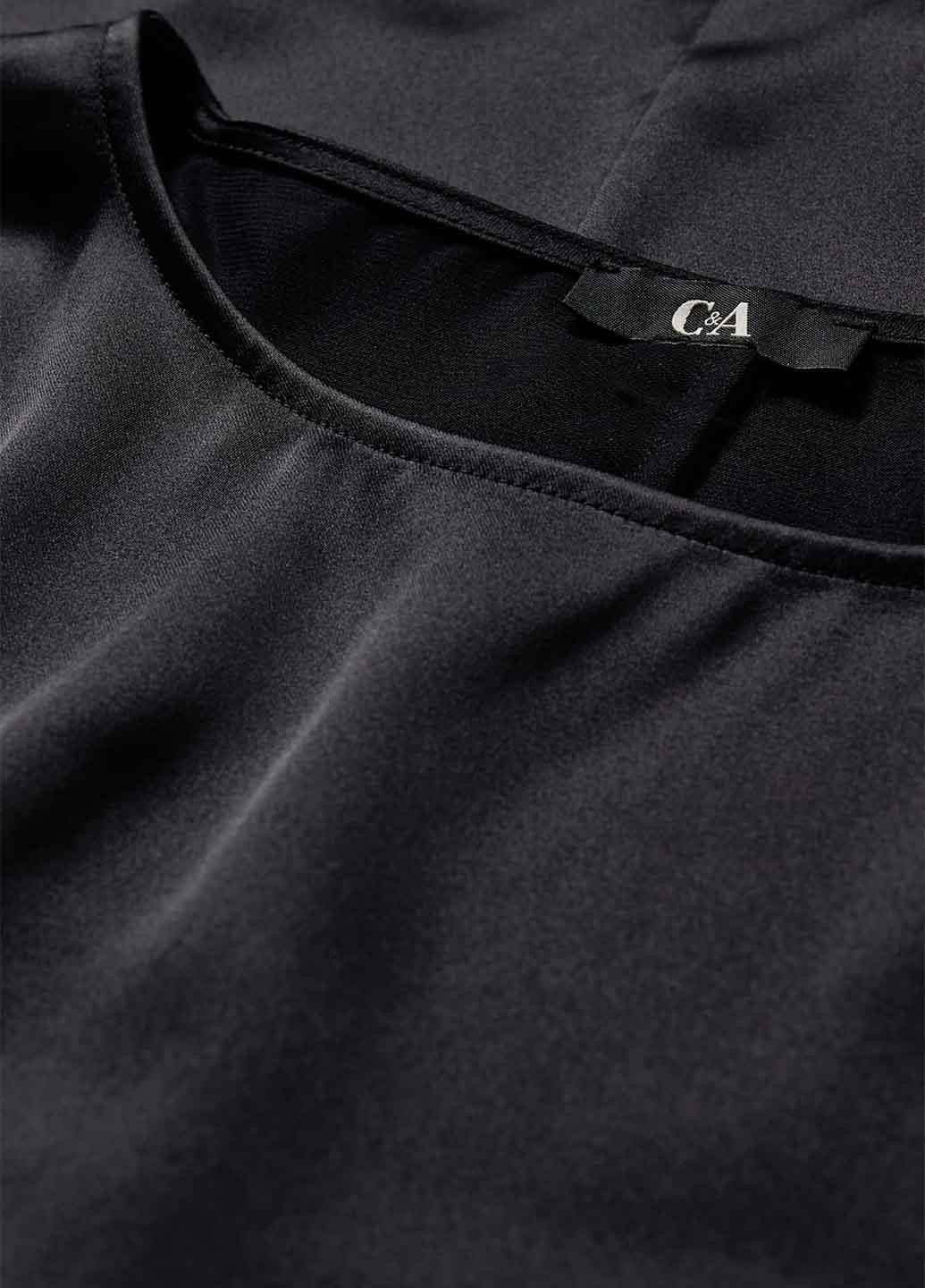 Чорна літня блузка C&A