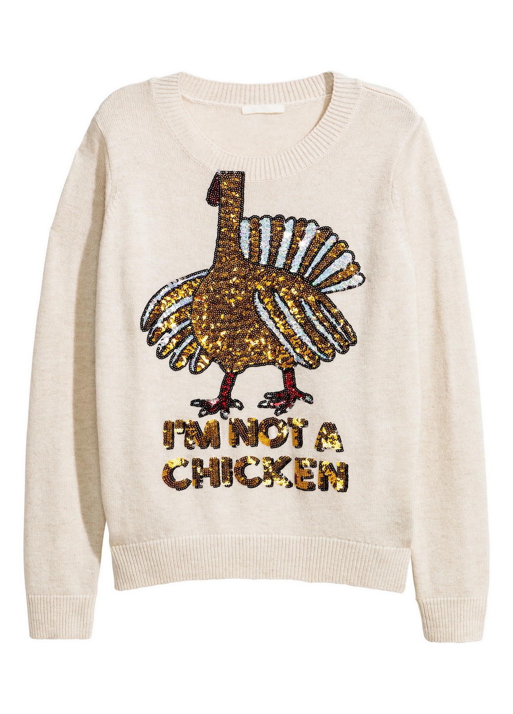 Білий демісезонний джемпер H&M