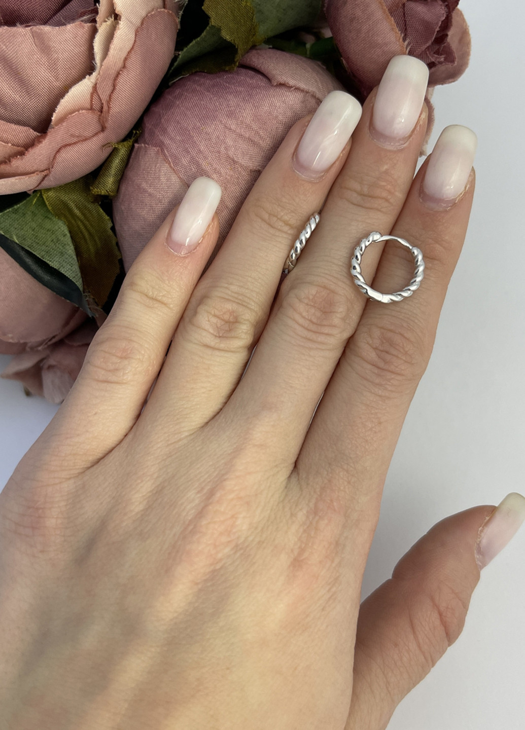 Сережки Silver Flame (251264718)