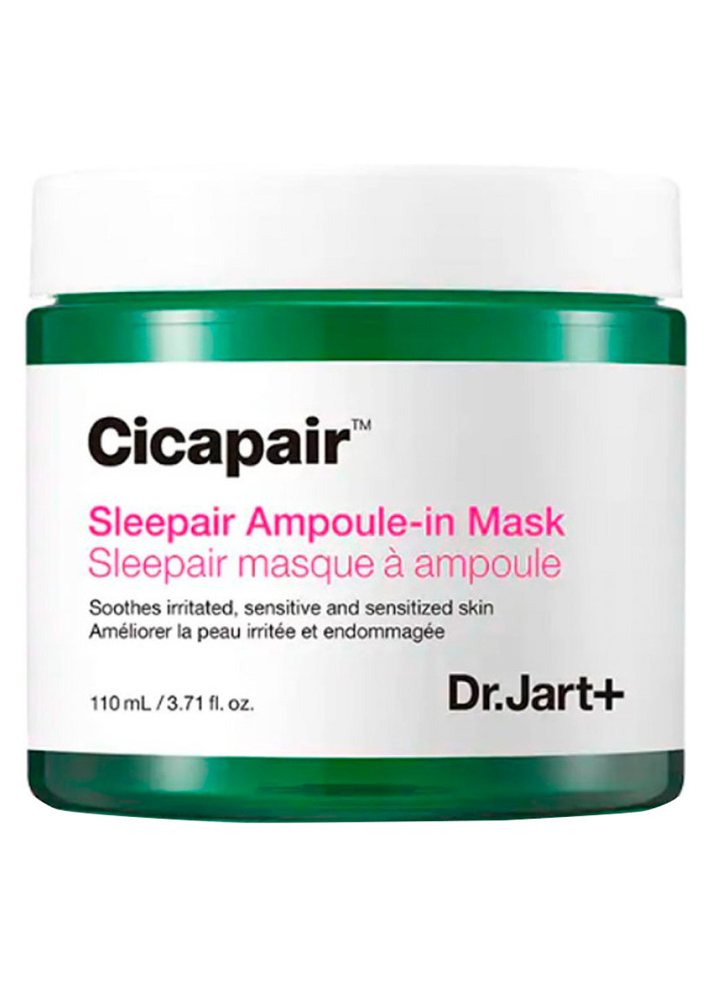 Відновлювальний гель-маска з центелла азіатської Cicapair Sleepair Ampoule-in Mask 110 мл Dr. Jart (202414347)