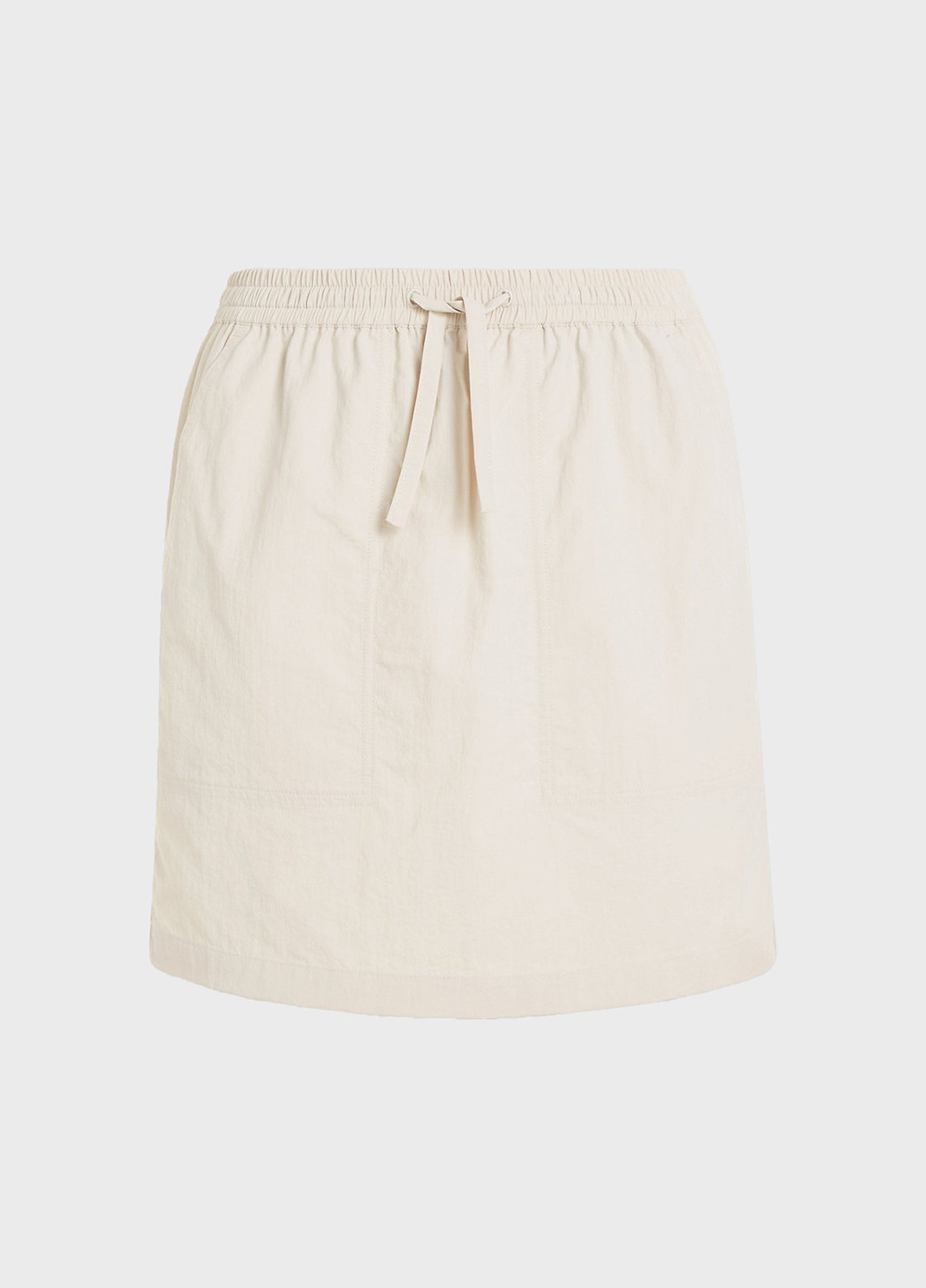 Бежевая кэжуал однотонная юбка Tommy Jeans