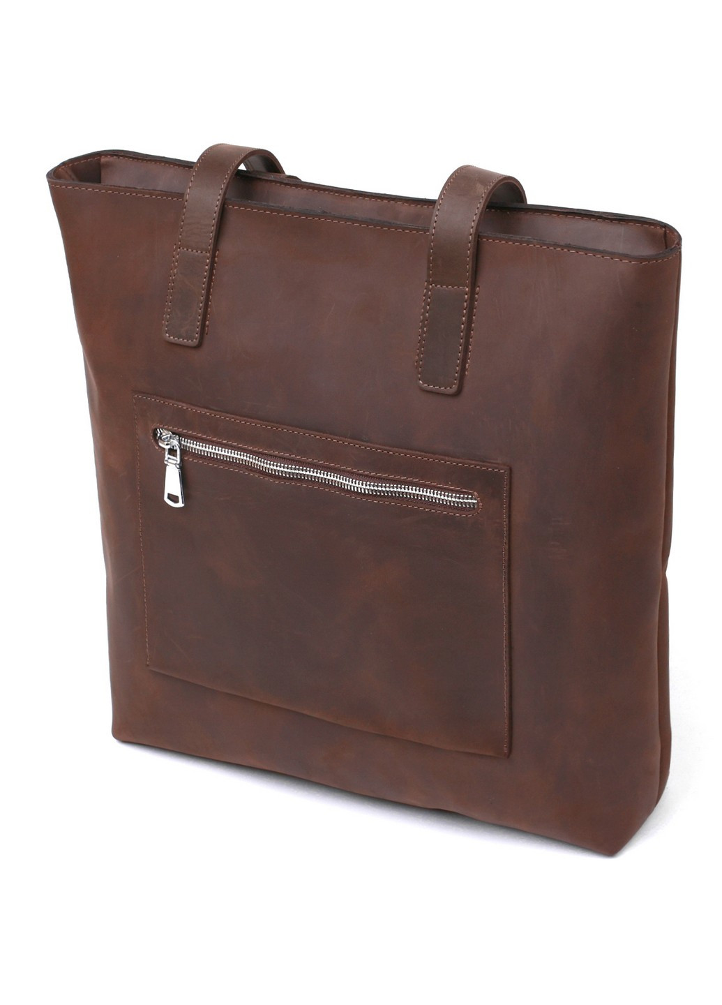 Кожаная сумка-шоппер 36х33х8,5 см Shvigel (253660307)