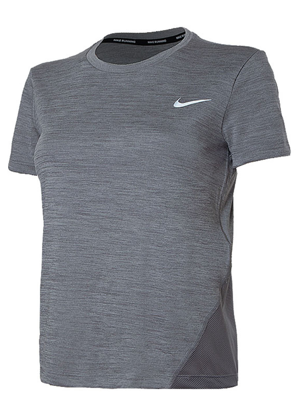 Сіра літня футболка Nike W NK MILER TOP SS