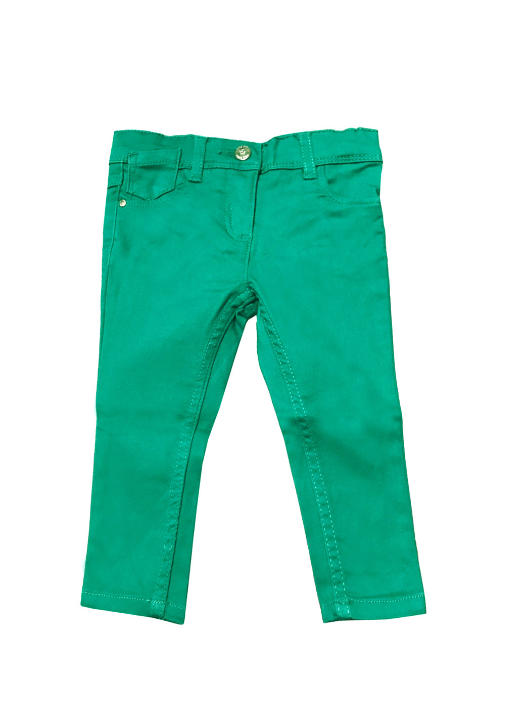 Зеленые демисезонные скинни джинсы Impidimpi