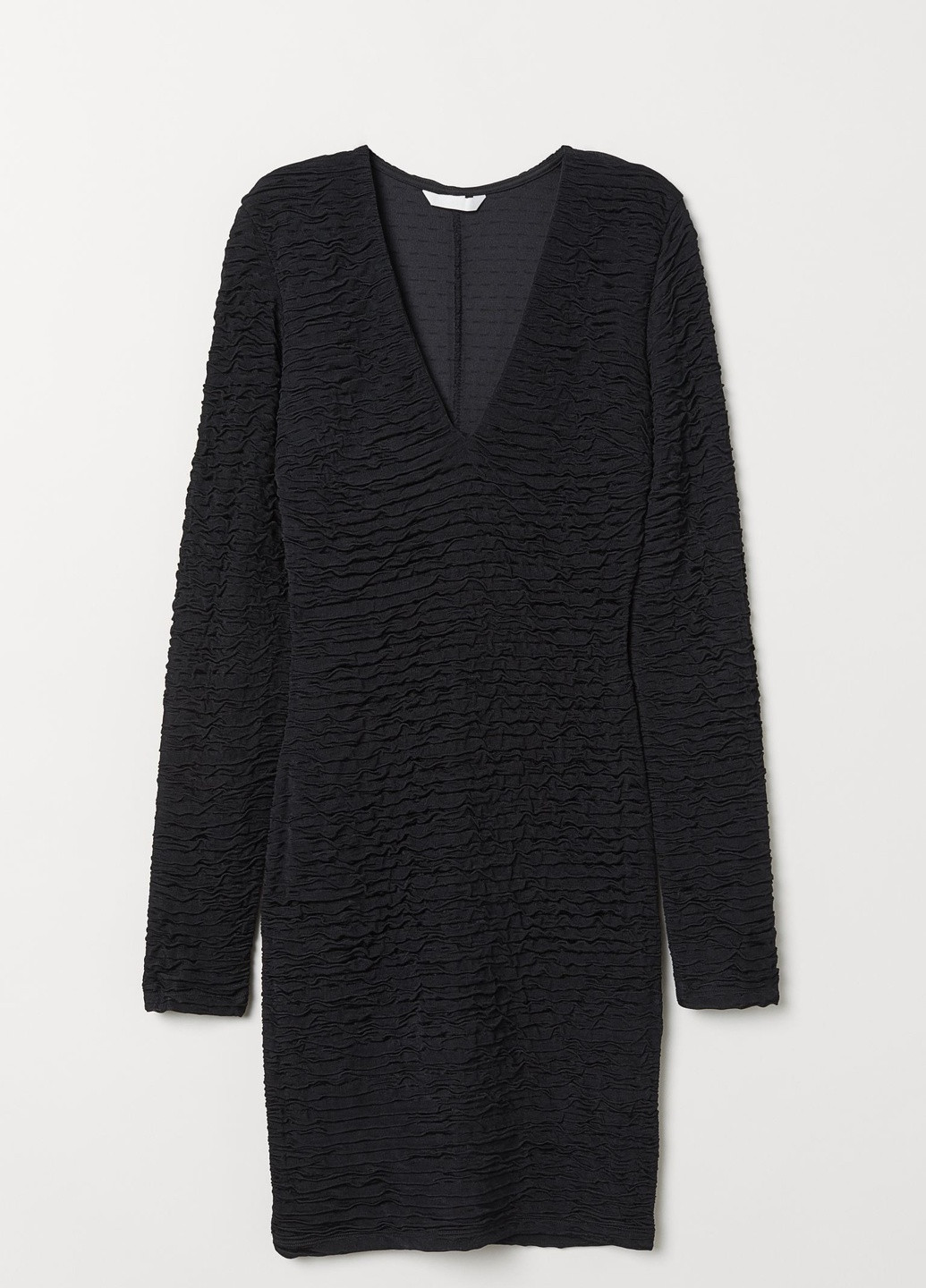 Чорна кежуал сукня H&M однотонна