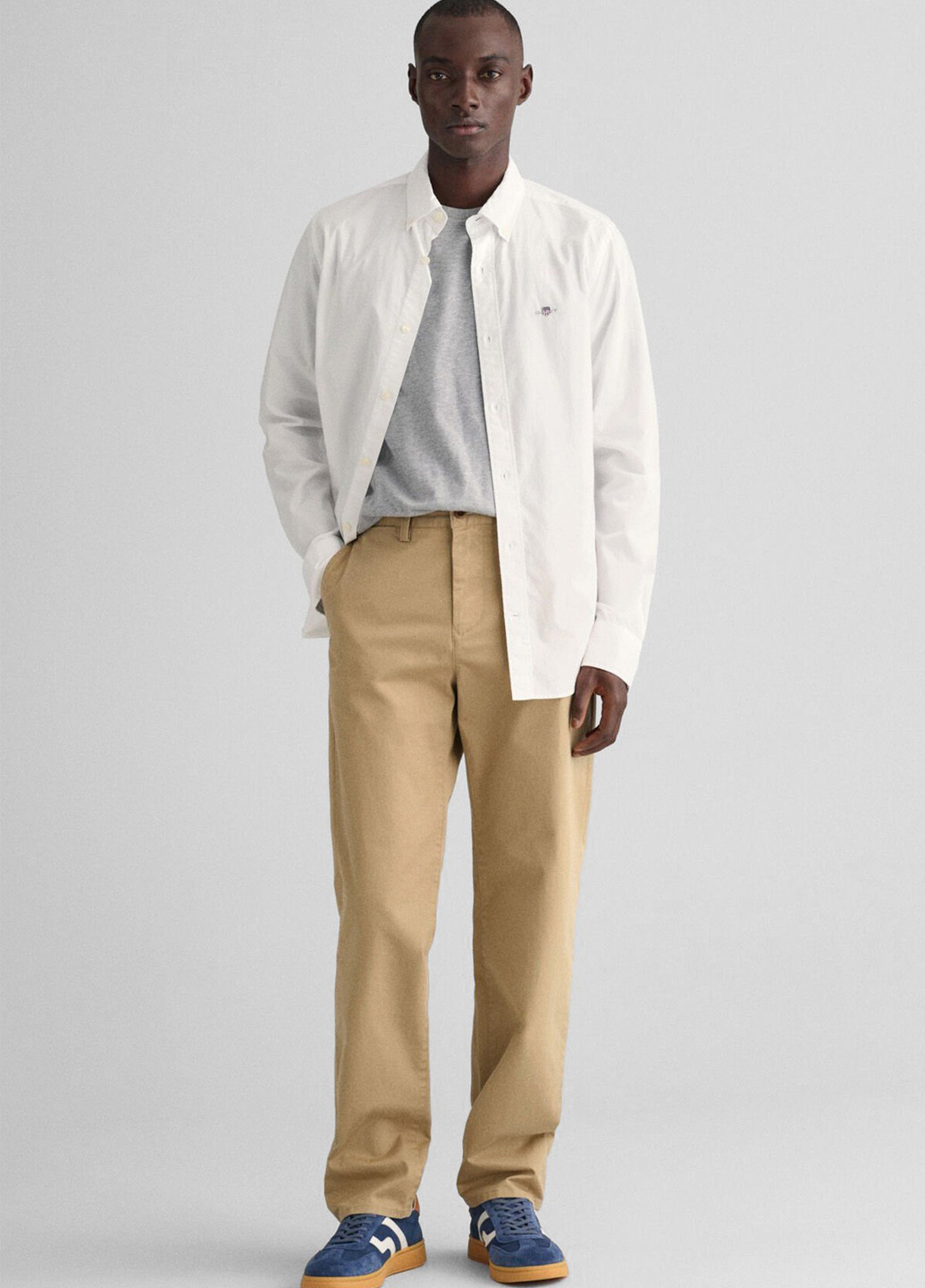 Песочные кэжуал демисезонные чиносы брюки Gant