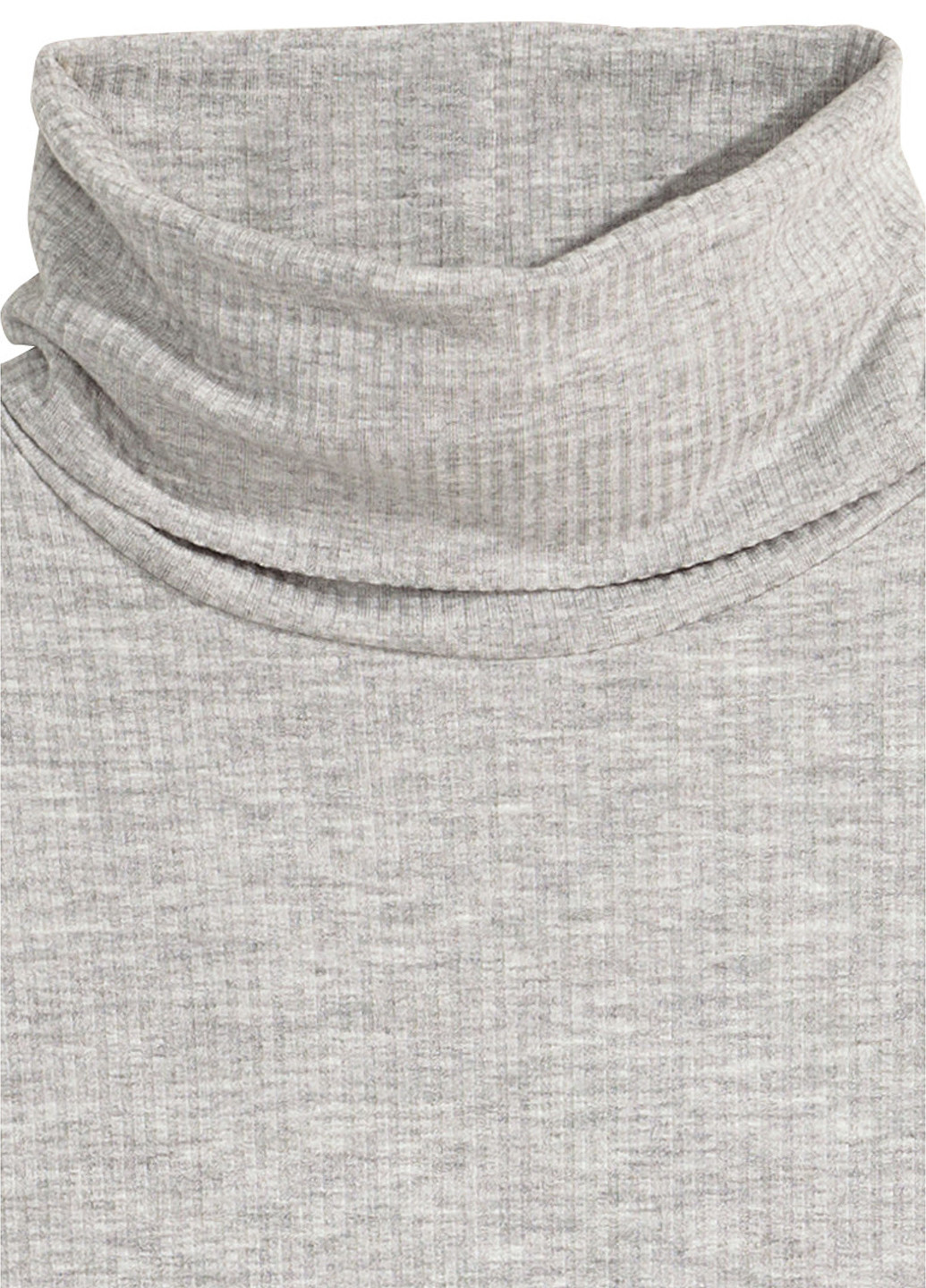 Гольф H&M меланж серый кэжуал вискоза