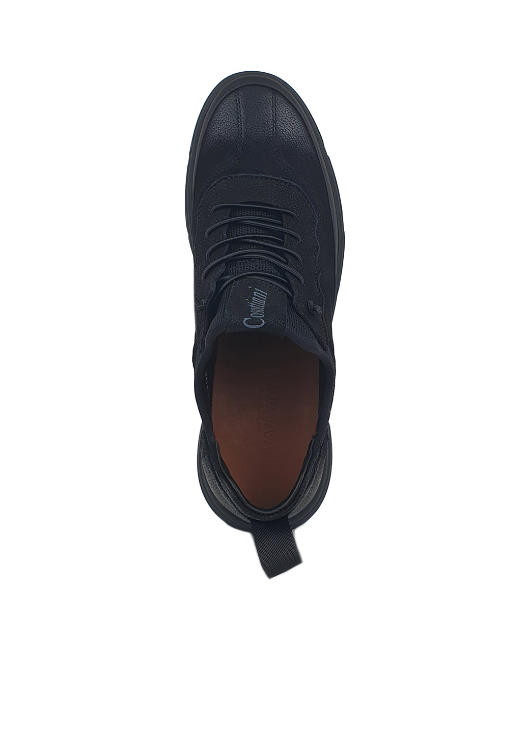 Туфлі чоловічі повсякденні весна/осінь з натурального нубука чорні Cosottinni туфли (252453297)