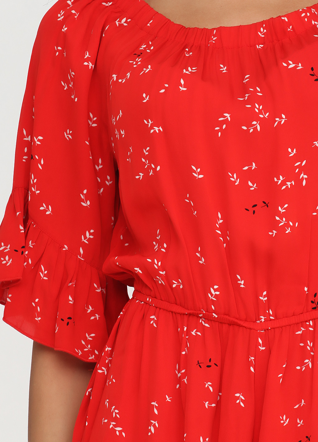 Комбинезон Minimum комбинезон-шорты цветочный красный кэжуал