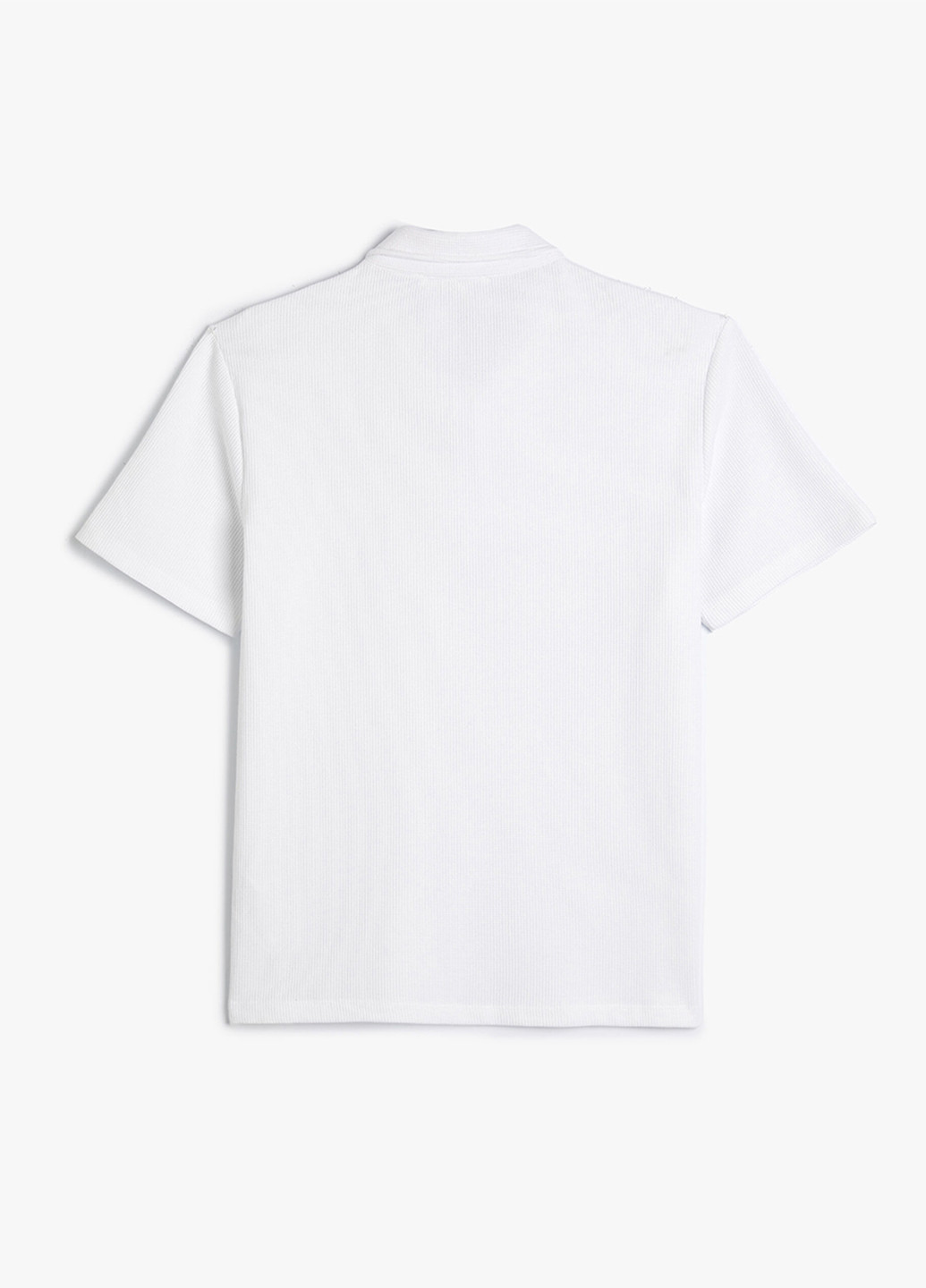 Белая футболка-поло для мужчин KOTON однотонная