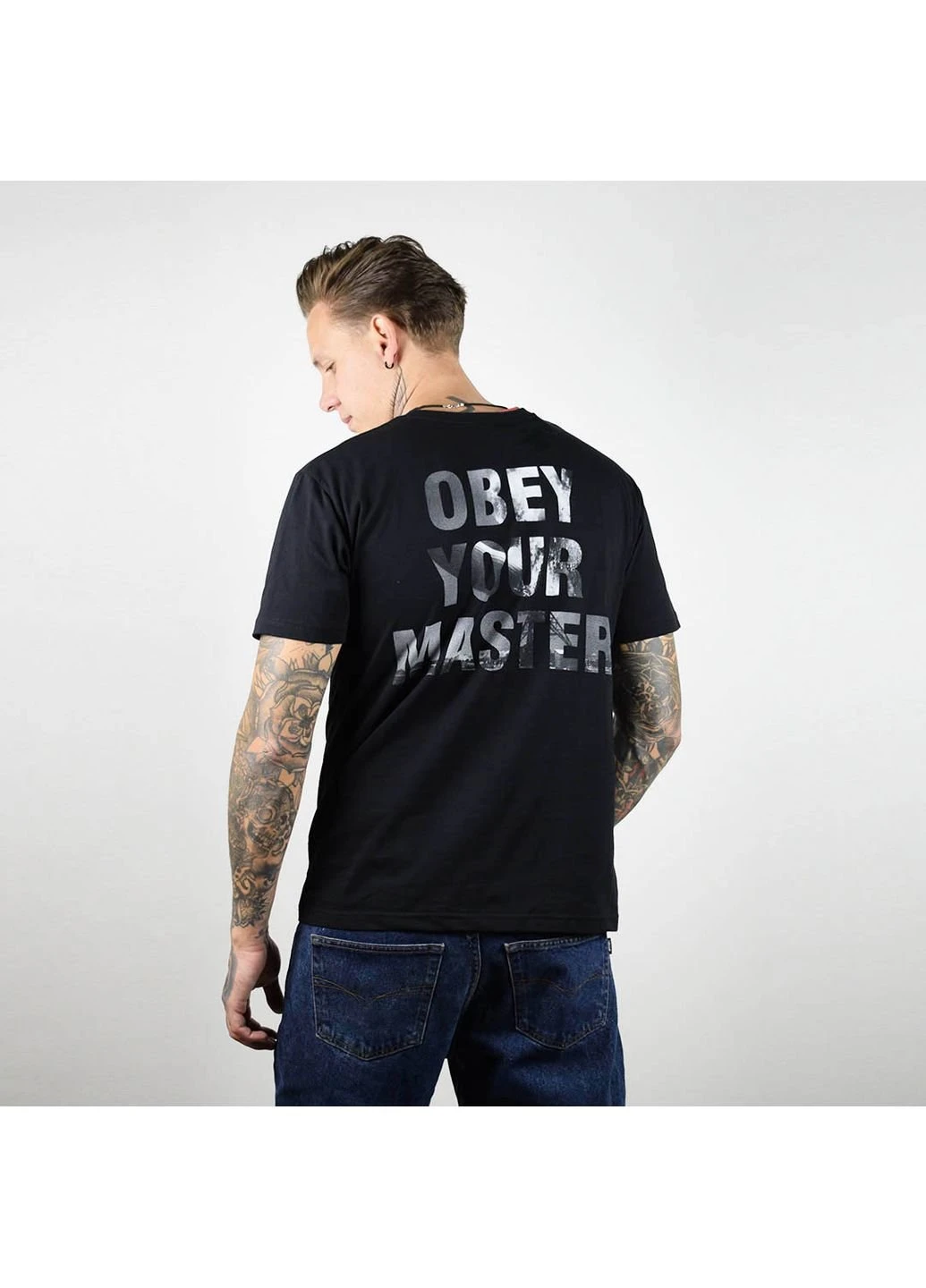 Черная футболка мужская oym, черный Power