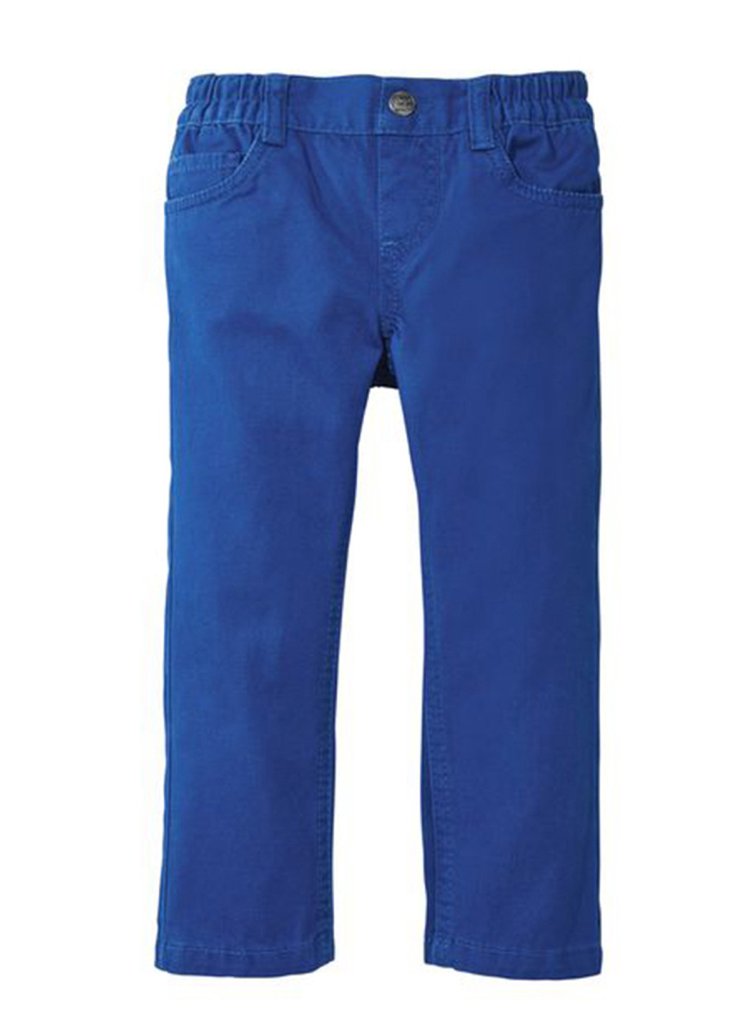 Синие кэжуал демисезонные брюки прямые Lupilu