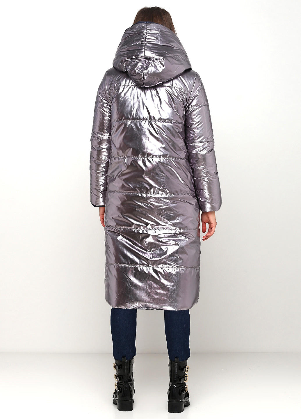 Комбинированная зимняя куртка 2-сторонняя LORA ANGEL модель "Венеция"