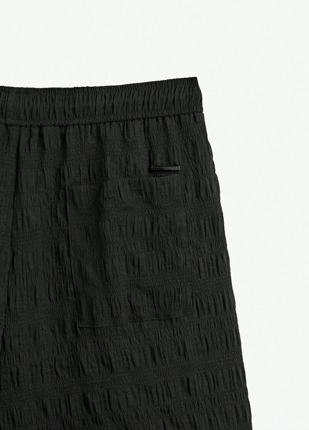 Чорний літній костюм (сорочка, шорти) з шортами SHEIN