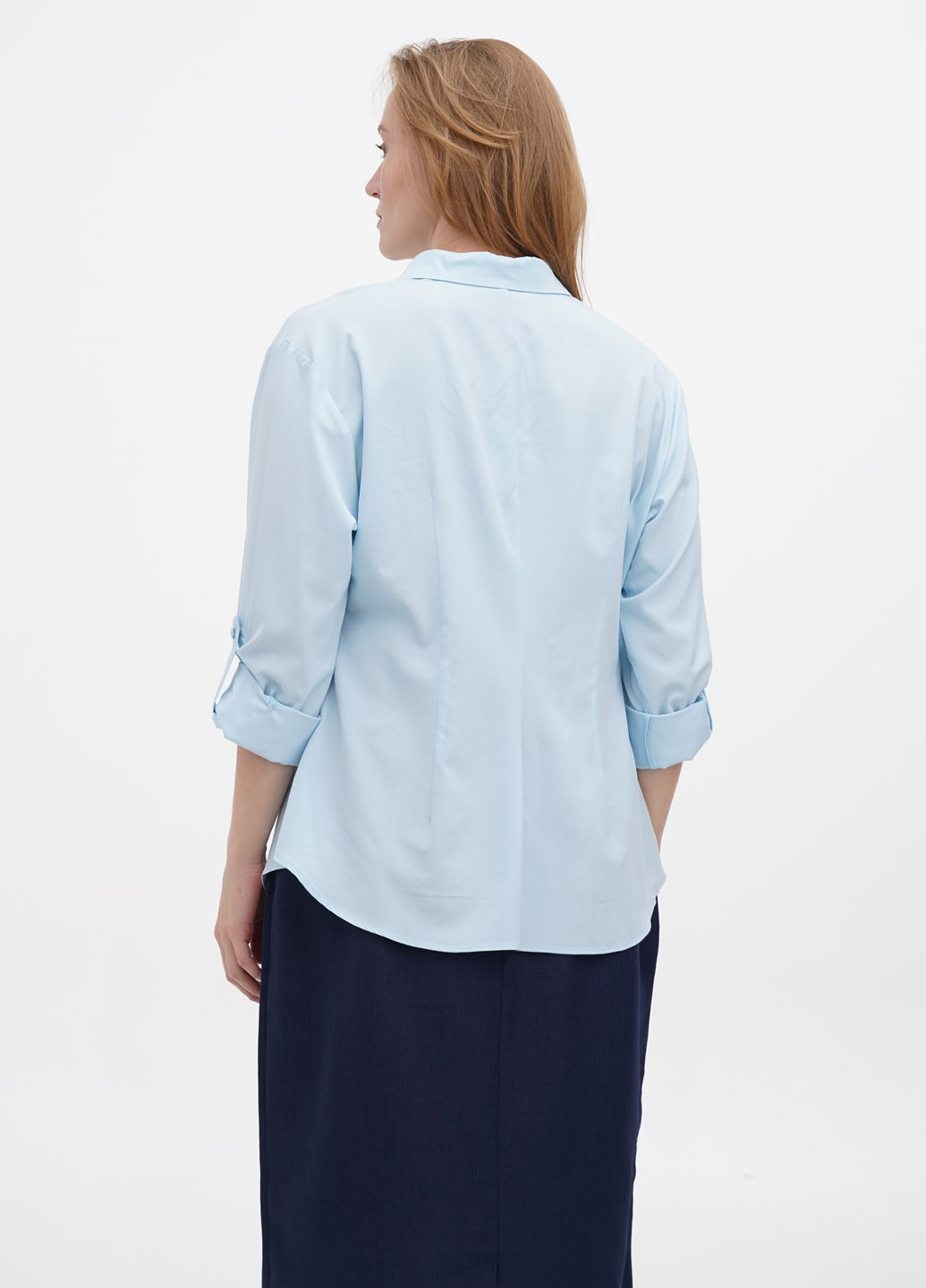 Блакитна літня блуза Laura Bettini
