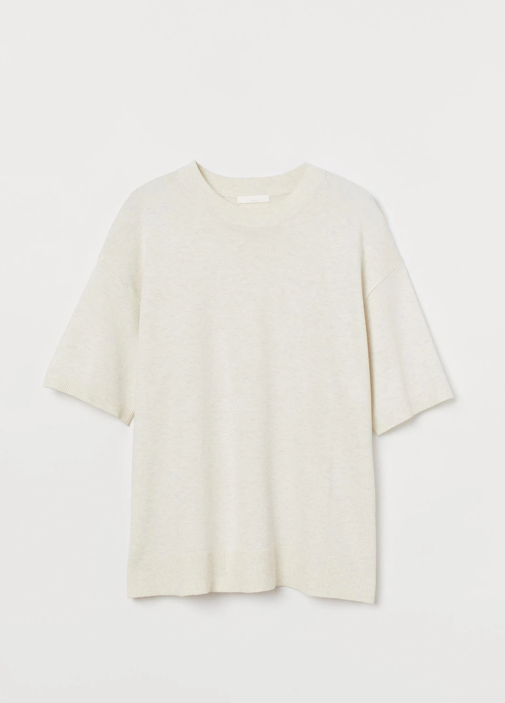 Топ демісезон,молочний-сірий, H&M Basic (254655758)