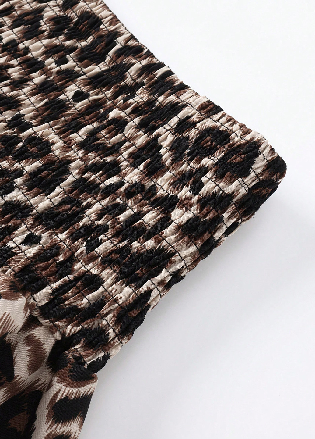 Разноцветная кэжуал леопардовая юбка SHEIN