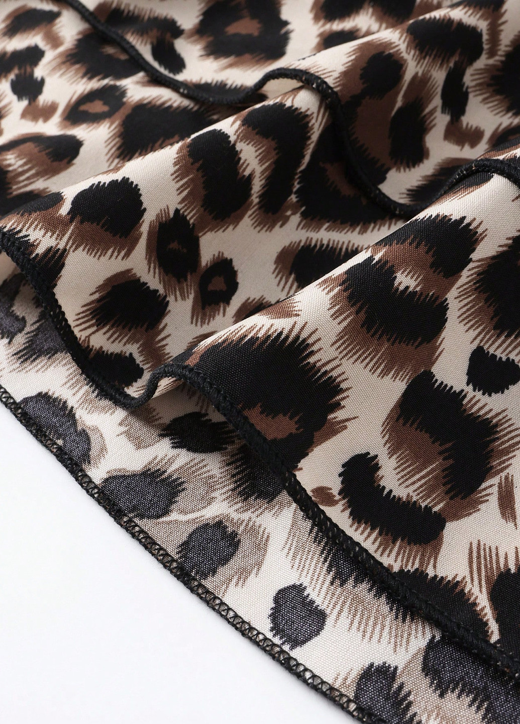 Разноцветная кэжуал леопардовая юбка SHEIN