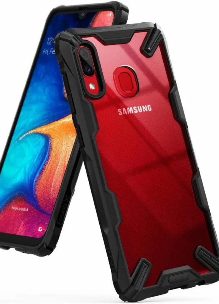 Чехол для мобильного телефона (смартфона) Ringke Fusion X Samsung Galaxy A20 Black (RCS4521) BeCover (201492450)