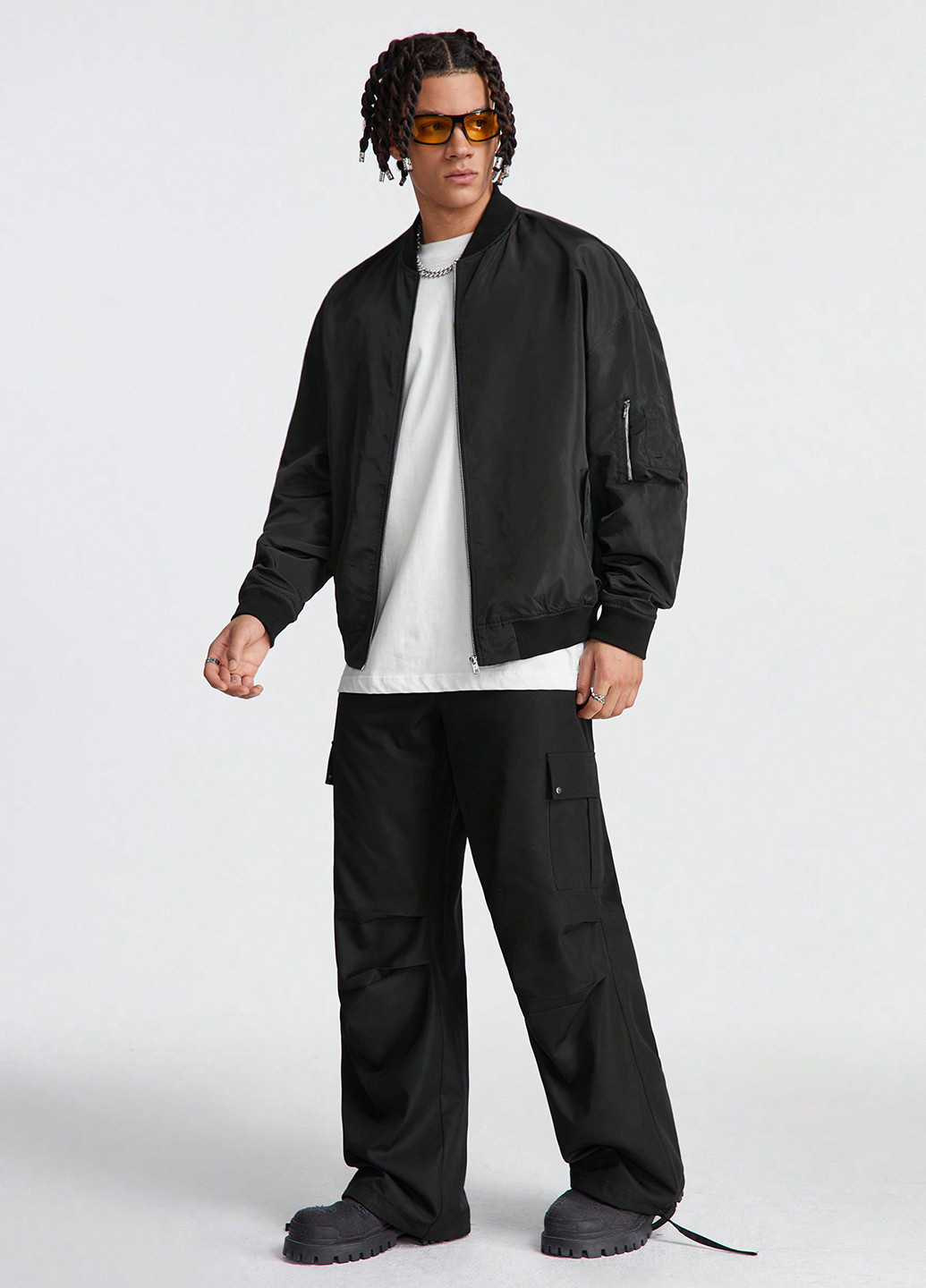 Бомбер SHEIN на блискавці (331536140)