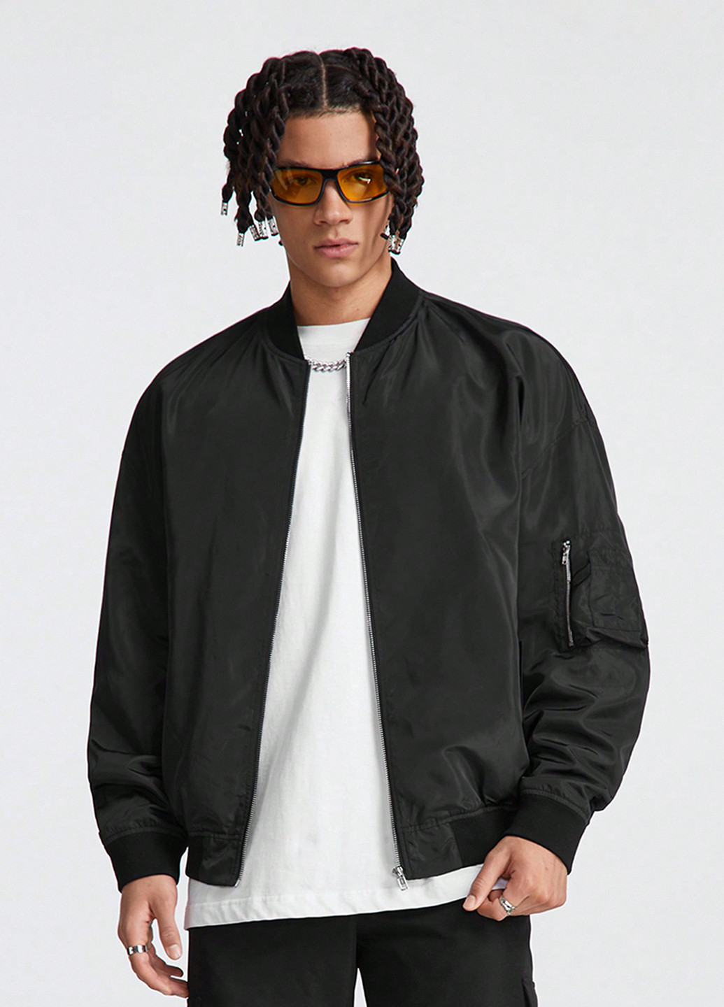 Бомбер SHEIN на блискавці (331536140)