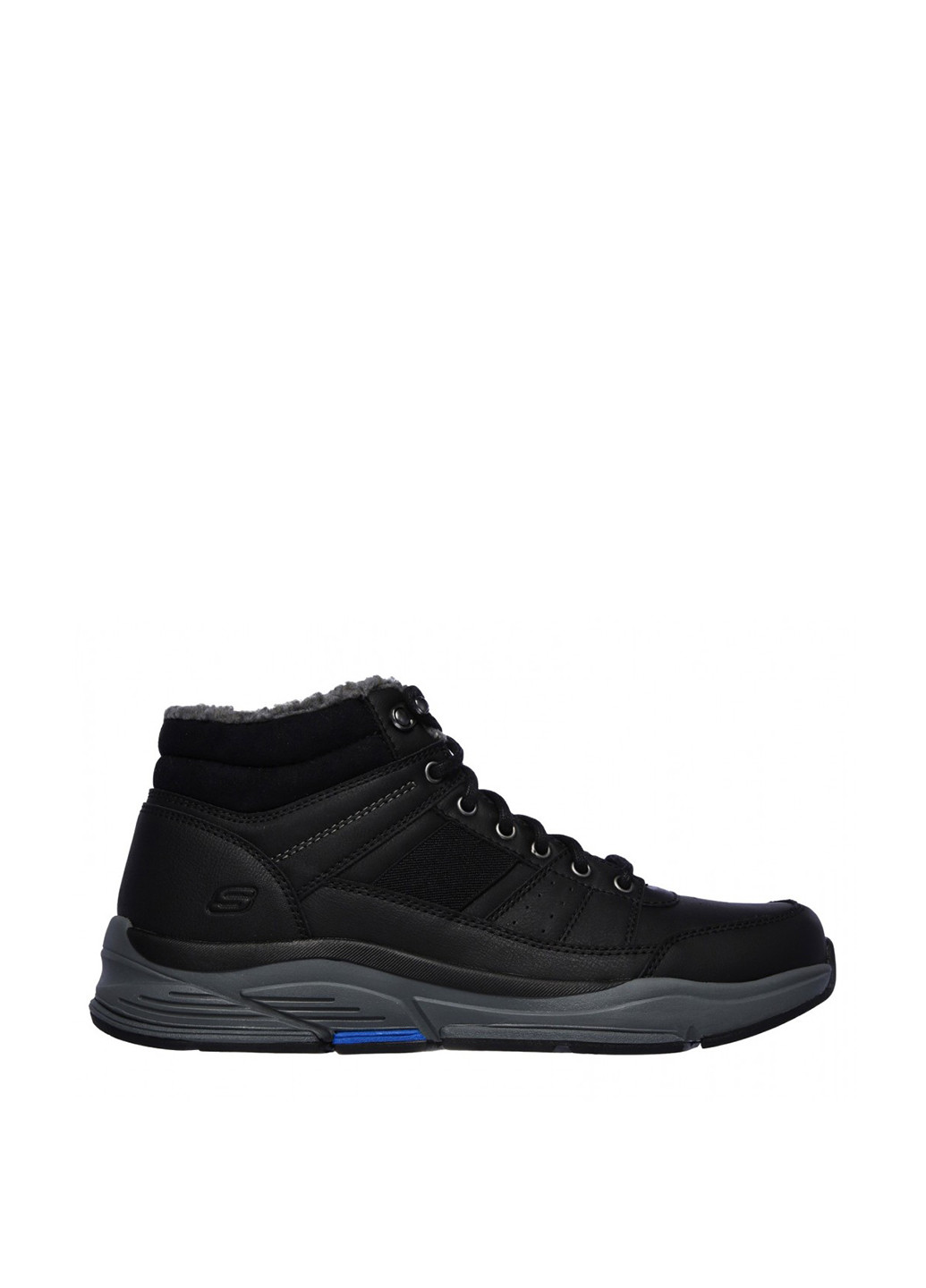 Черные зимние ботинки Skechers