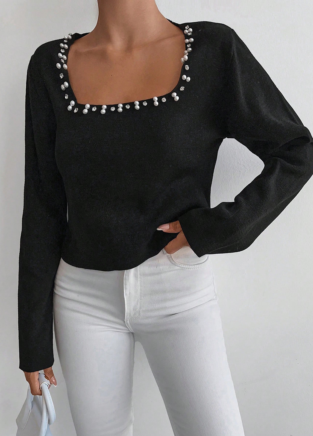 Чорний демісезонний джемпер джемпер SHEIN