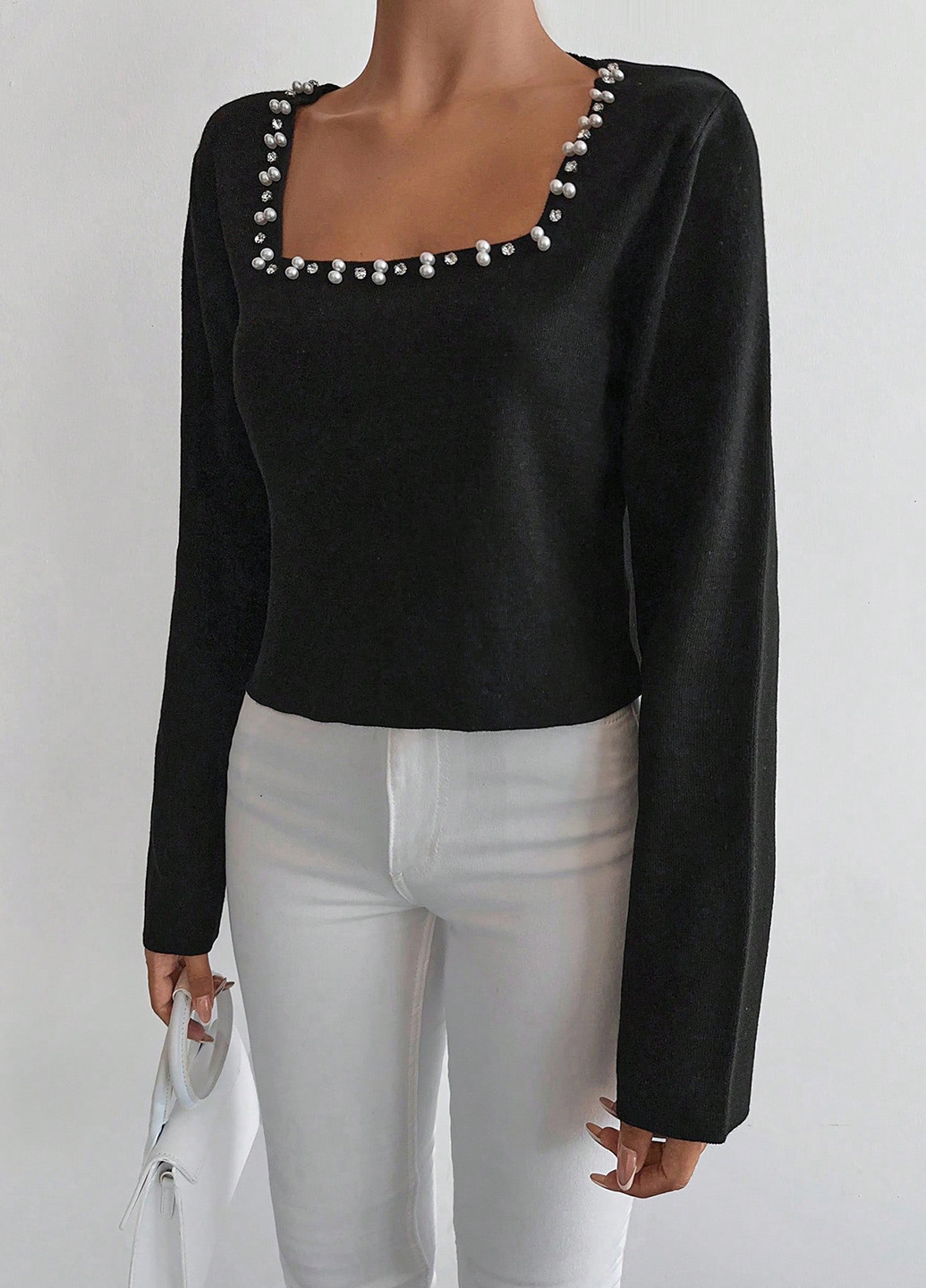 Чорний демісезонний джемпер джемпер SHEIN