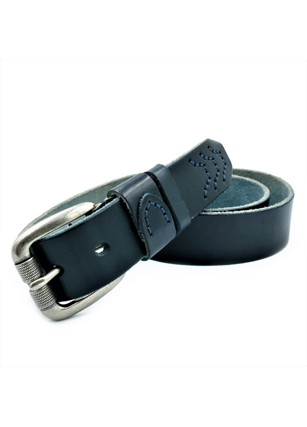 Кожаный мужской ремень 110-130х4 см Weatro (211366400)