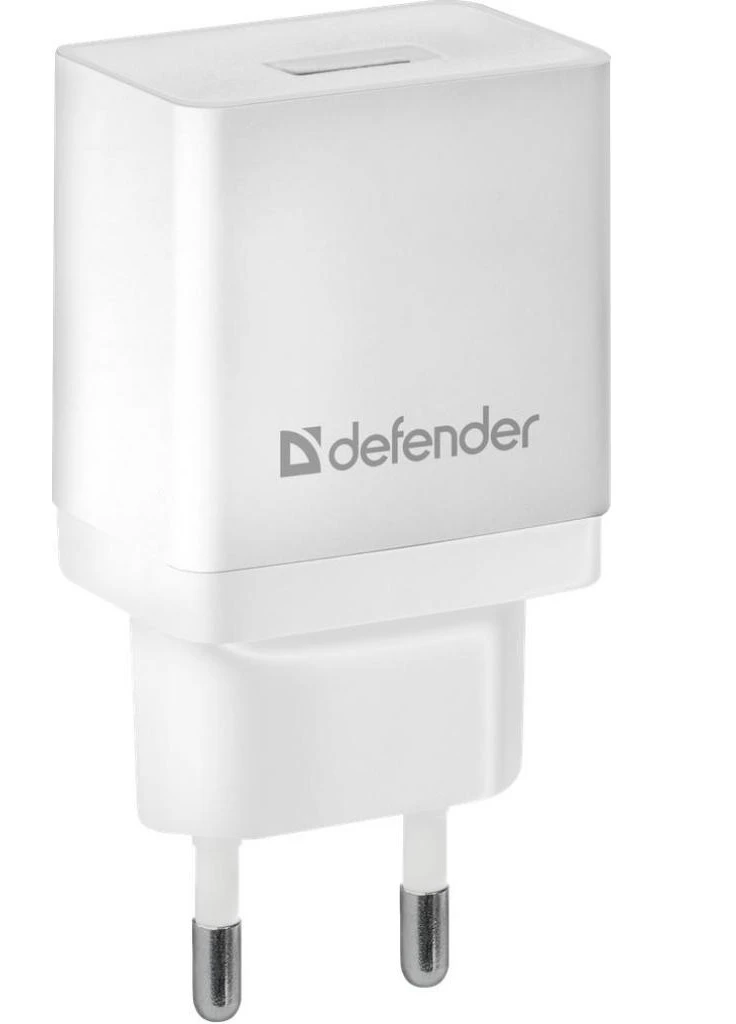 Зарядний пристрій EPA-10 white, 1xUSB, 5V / 2.1A (83549) Defender (216637994)