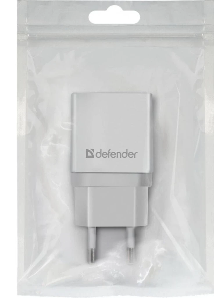 Зарядний пристрій EPA-10 white, 1xUSB, 5V / 2.1A (83549) Defender (216637994)