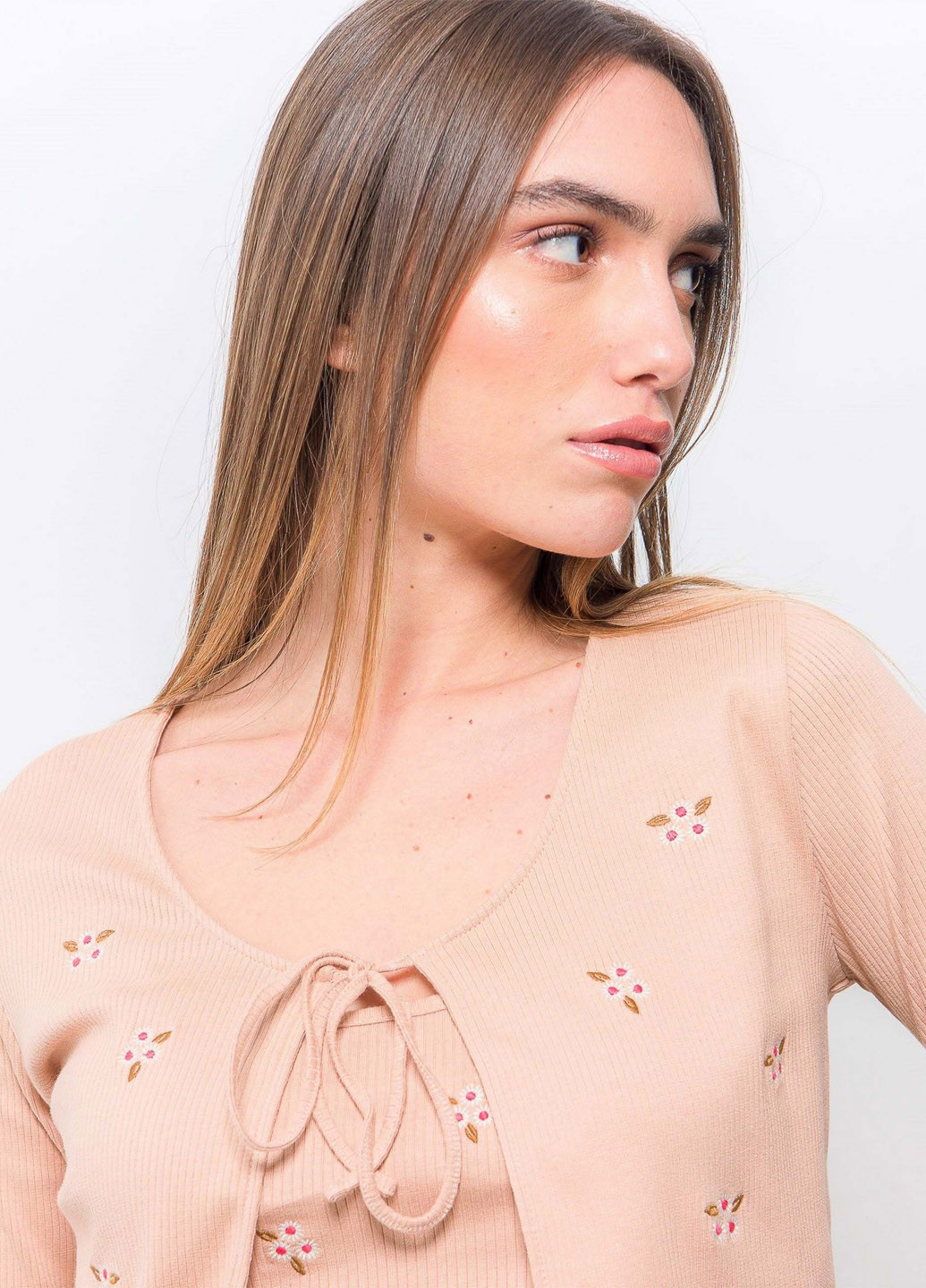 Пудровый демисезонный кардиган Piazza Italia