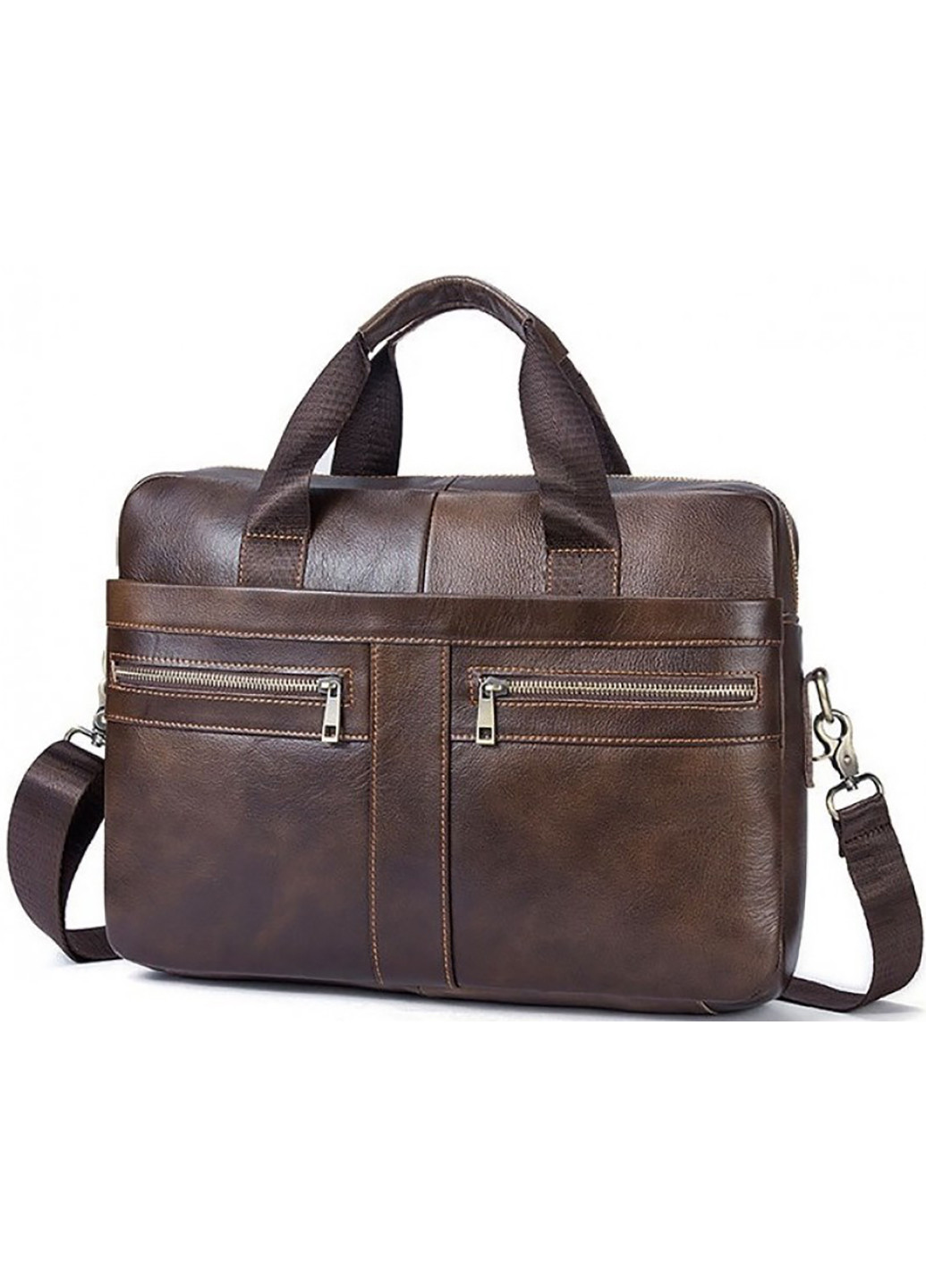 Мужская кожаная сумка 40х30х7 см Vintage (252127612)