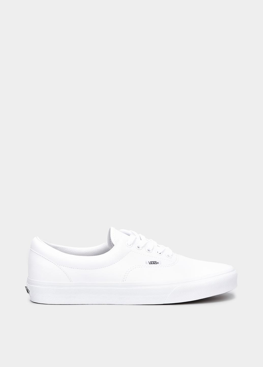 Белые кеды Vans UA Era с логотипом, с белой подошвой