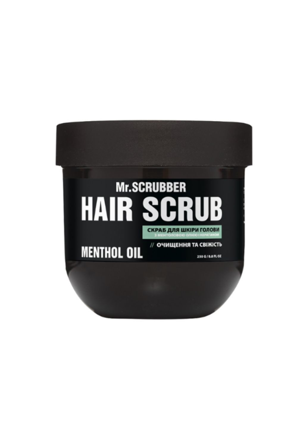 Скраб для кожи головы с ментоловым маслом и кератином Mr.Scrubber Menthol Oil Hair Scrub Mr. Scrubber