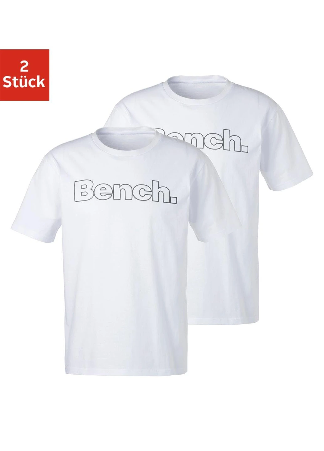 Белая футболка (2 шт.) Bench